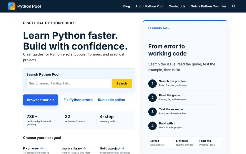 The Python Pool website